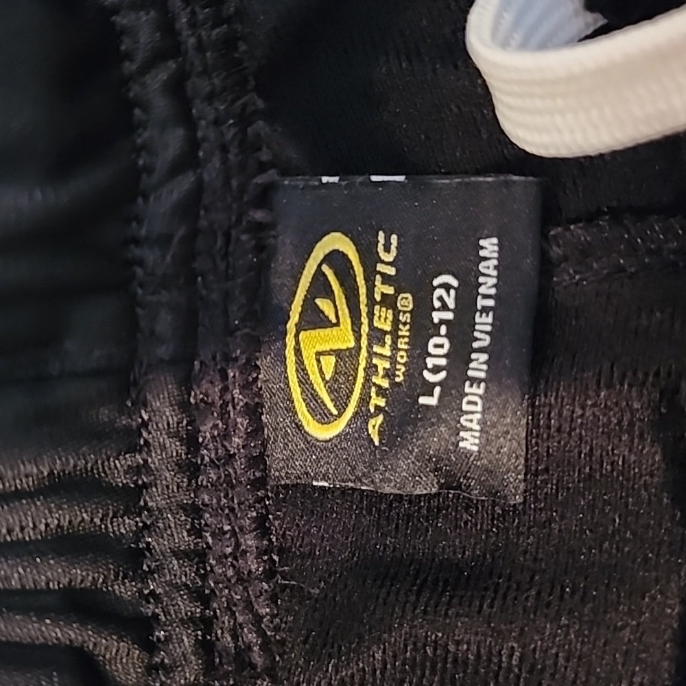 Athletic Works Black and Gray Kids Joggers.  Large 10/12 - Picture 2 of 6
